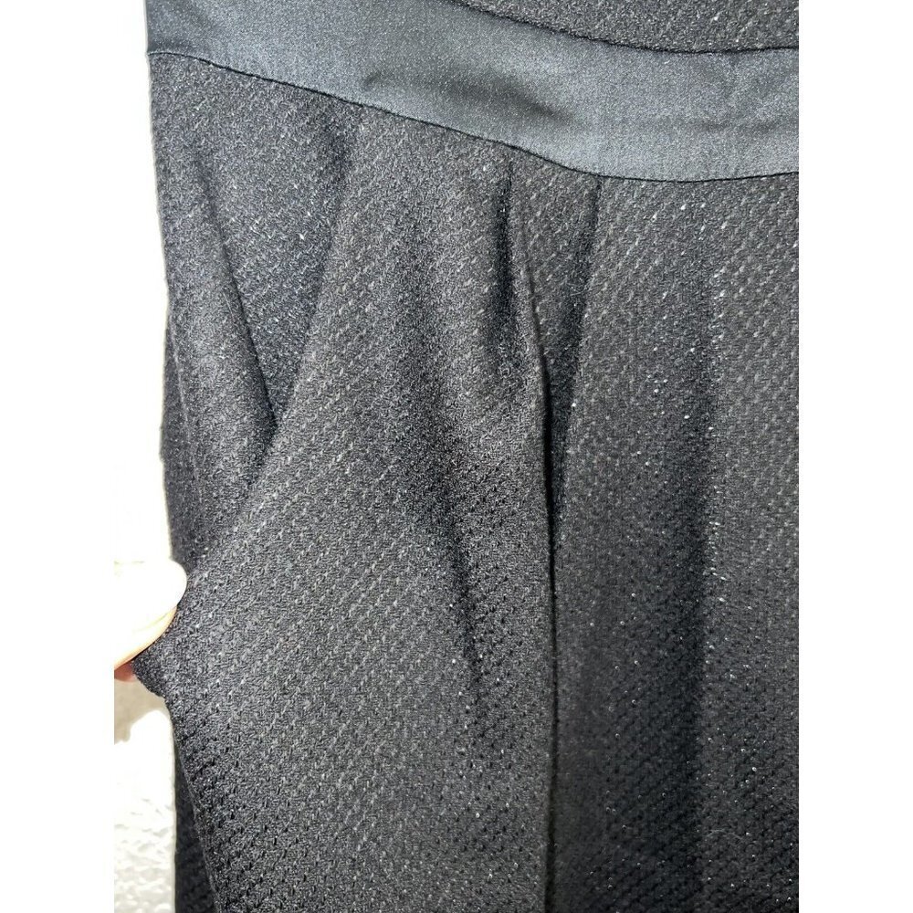 DIANE Von Furstenberg Strapless Dress With Pockets Pleats Side Zip Size 4 (O) - Picture 3 of 11